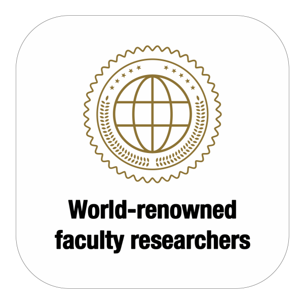 world-renowned faculty researchers