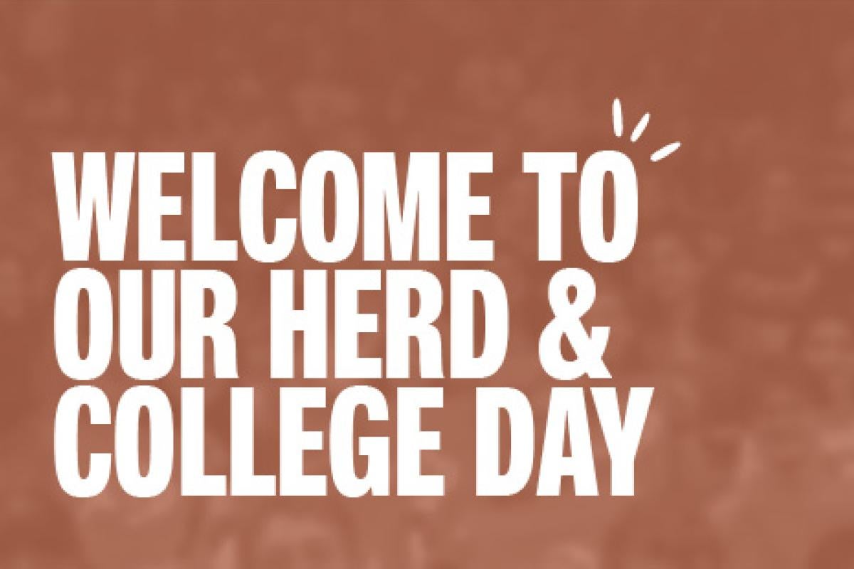 Welcome to our Herd & College Day