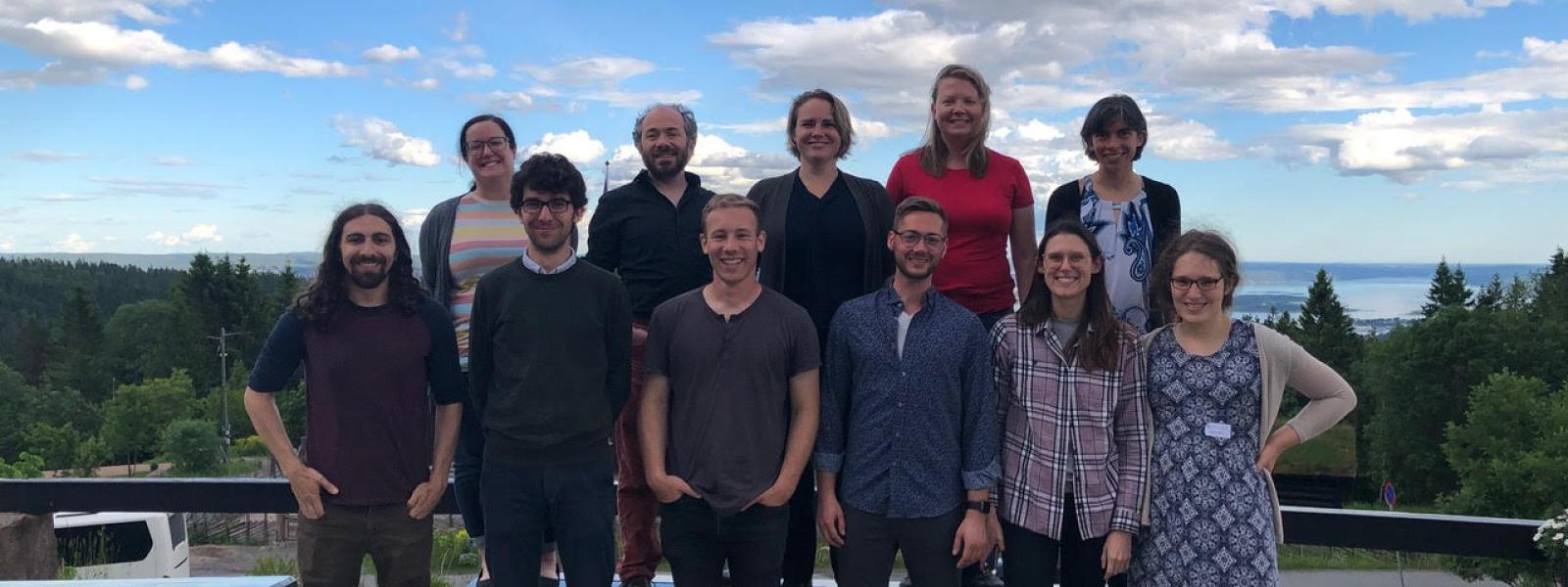 CU PER researchers in a group at the physics education research conference PERC.