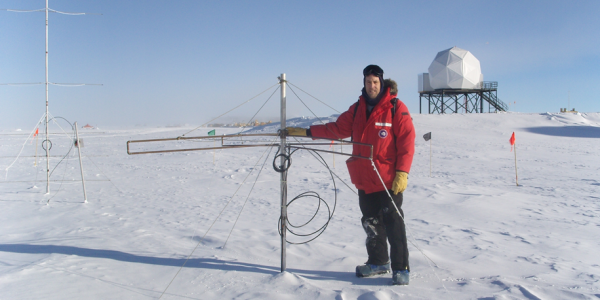 Professor Scott Palo in Antarctica