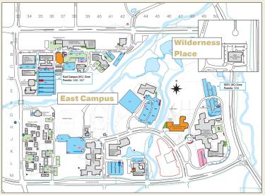 East Campus Parking Map