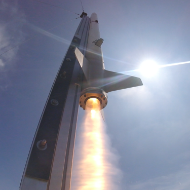 Mach diamonds during the Chimera liftoff.