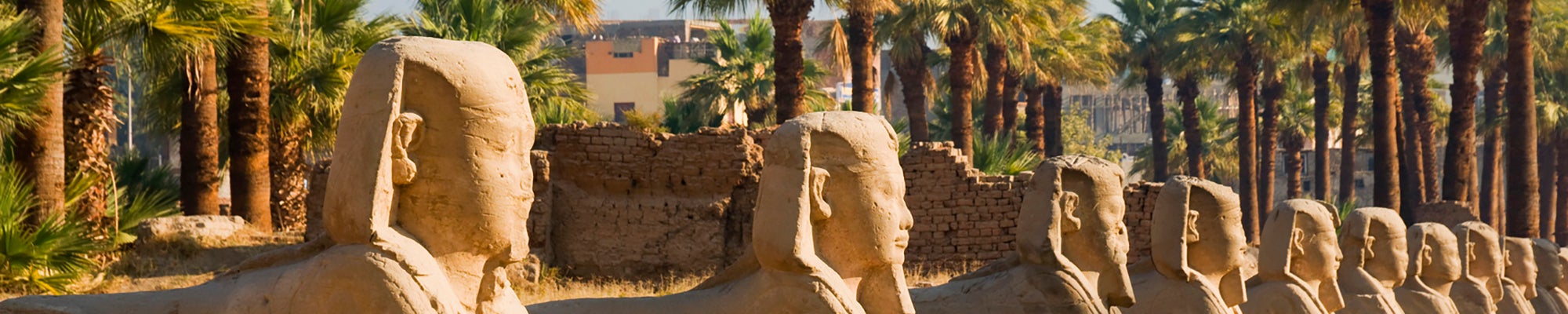 Sphinx statues