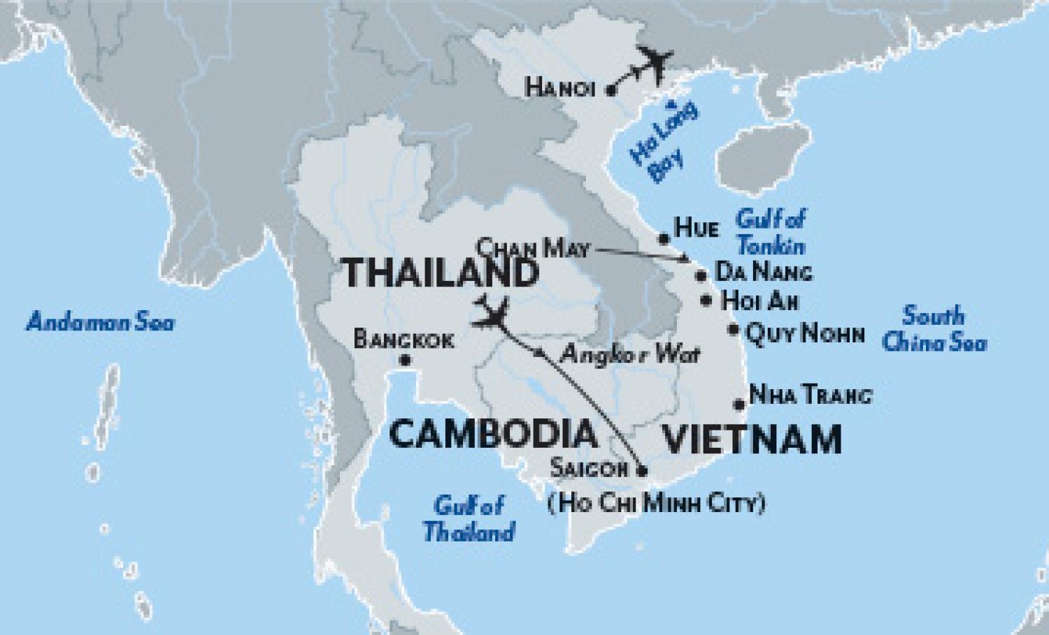 2024 02 21 Vietnam By Land And By Sea Alumni Association   Vietnam 2024 Map 