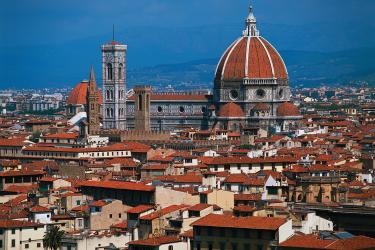 Florence overlook on cityscape