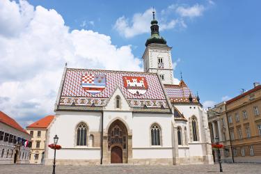 Front door of Zagreb