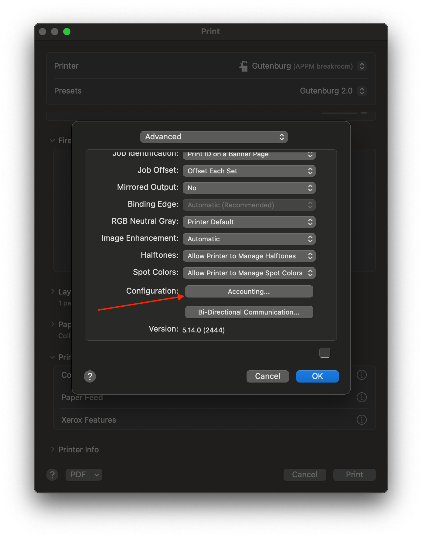 print options second image