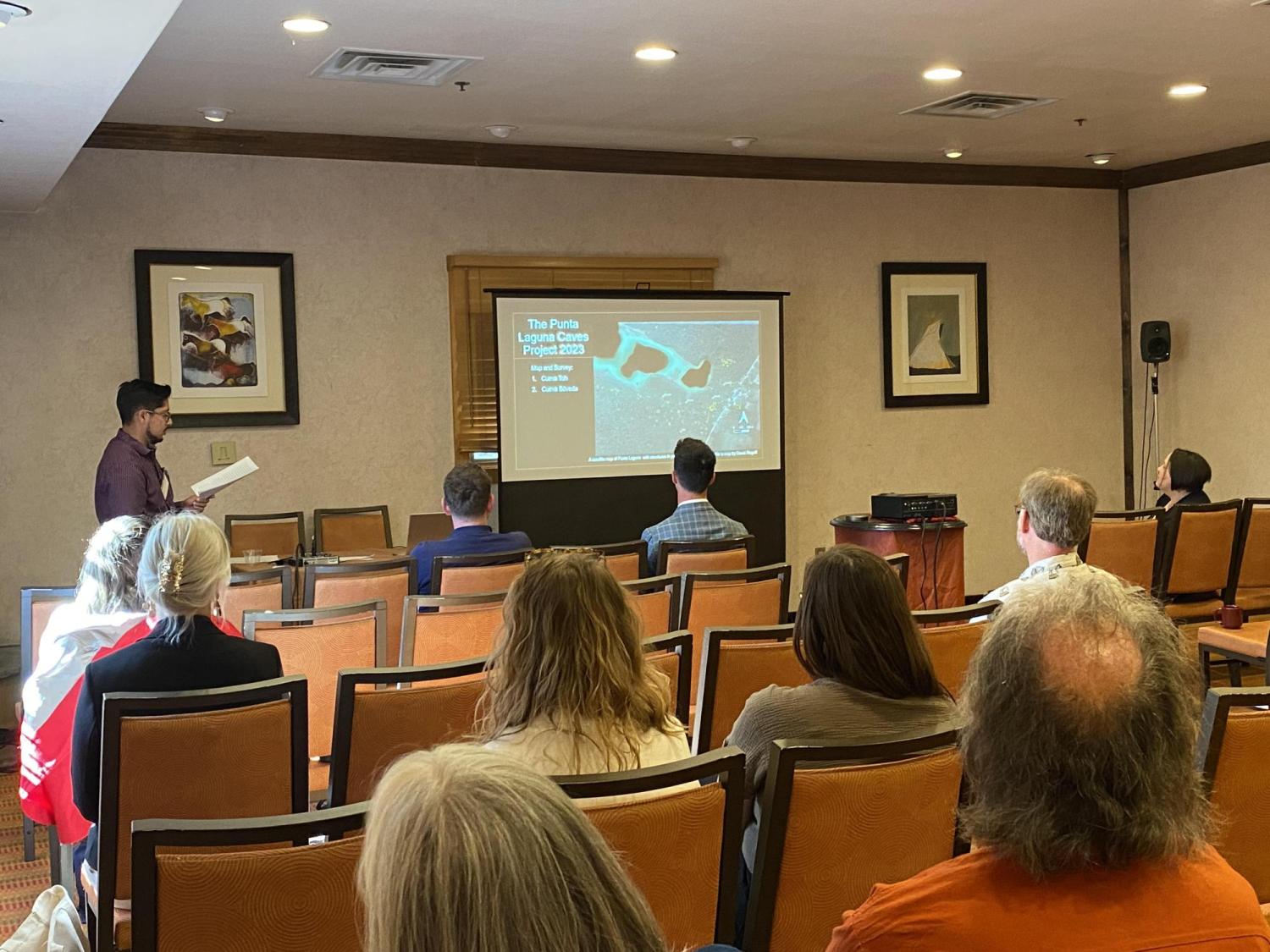 Nicholas presenting at TAG