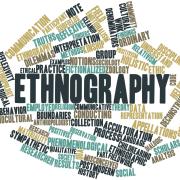 Ethnography word collage