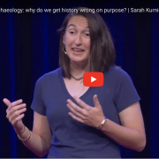Sarah Kurnick Presenting her TedxMilehigh Talk