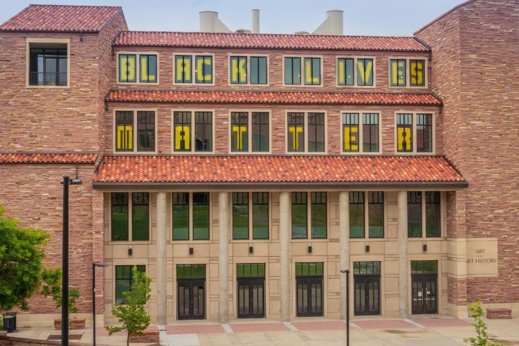 Black Lives Matter sign in VAC