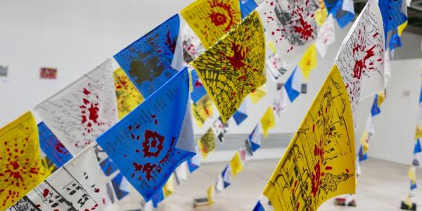 Prayer Flags for Peace exhibition
