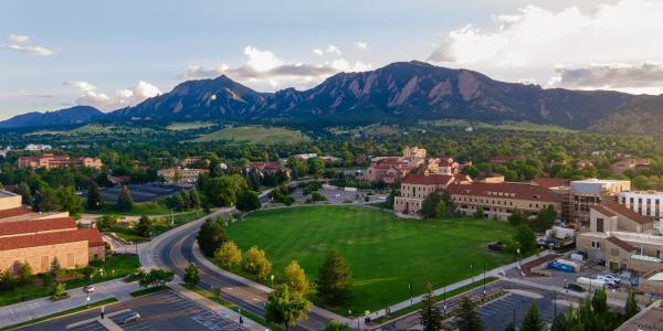 Image of CU Boulder's campus