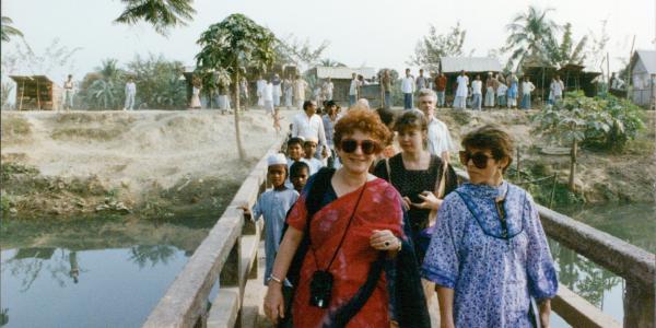 Menken during her time in Bangladesh