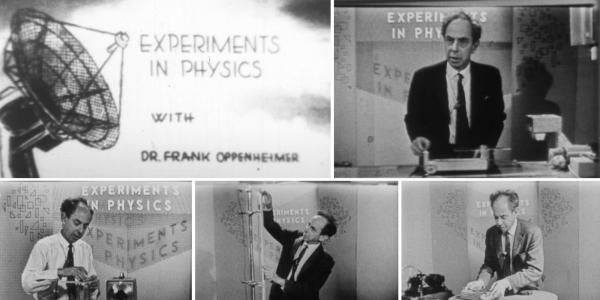 Frank Oppenheimer doing experiments in physics