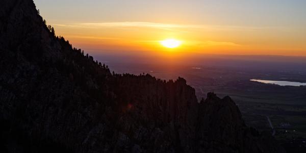 CU Boulder aerial