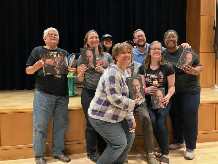 Attendees at Patrick Stewart appearance