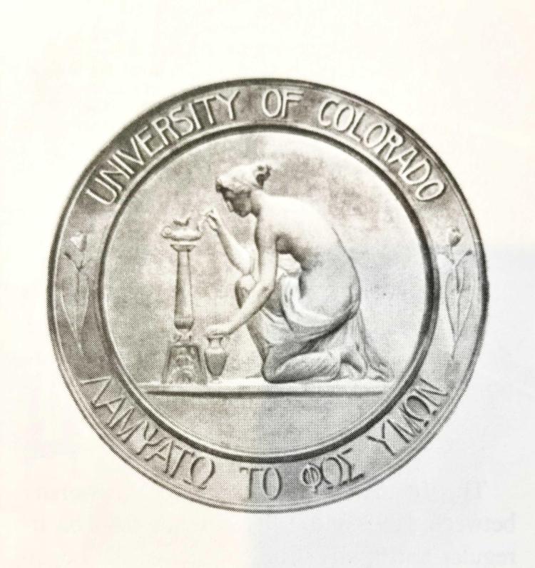 The first university seal from 1893 to 1908