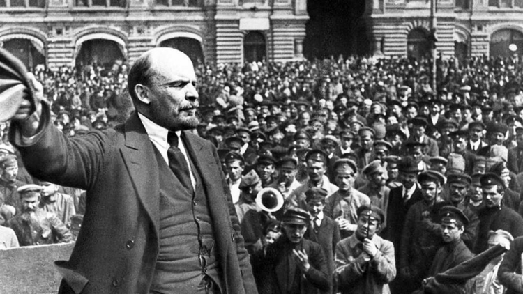 Vladimir Lenin in St. Petersburg