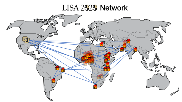 Map of LISA 2020 Locations