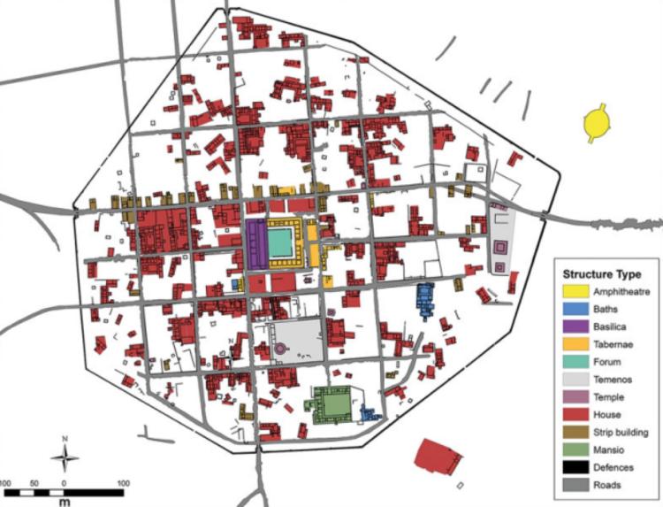 Silchester site map
