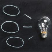image of light bulb representing innovation
