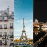 collage of Paris landmarks