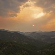 Smoke season over indian peaks