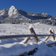 flatirons in the winter