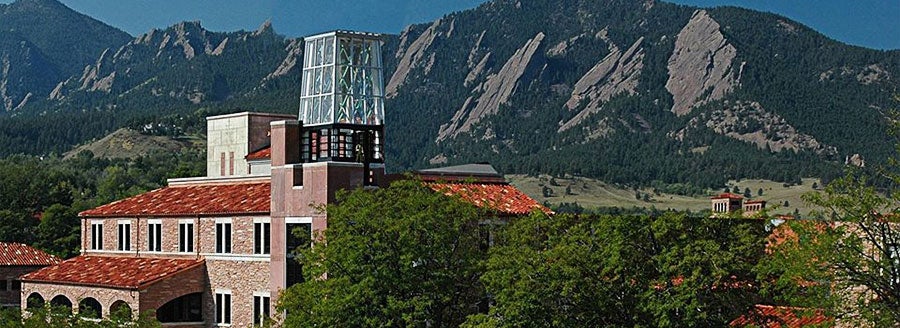 Photo of the Roser ATLAS building in front of Flatirons