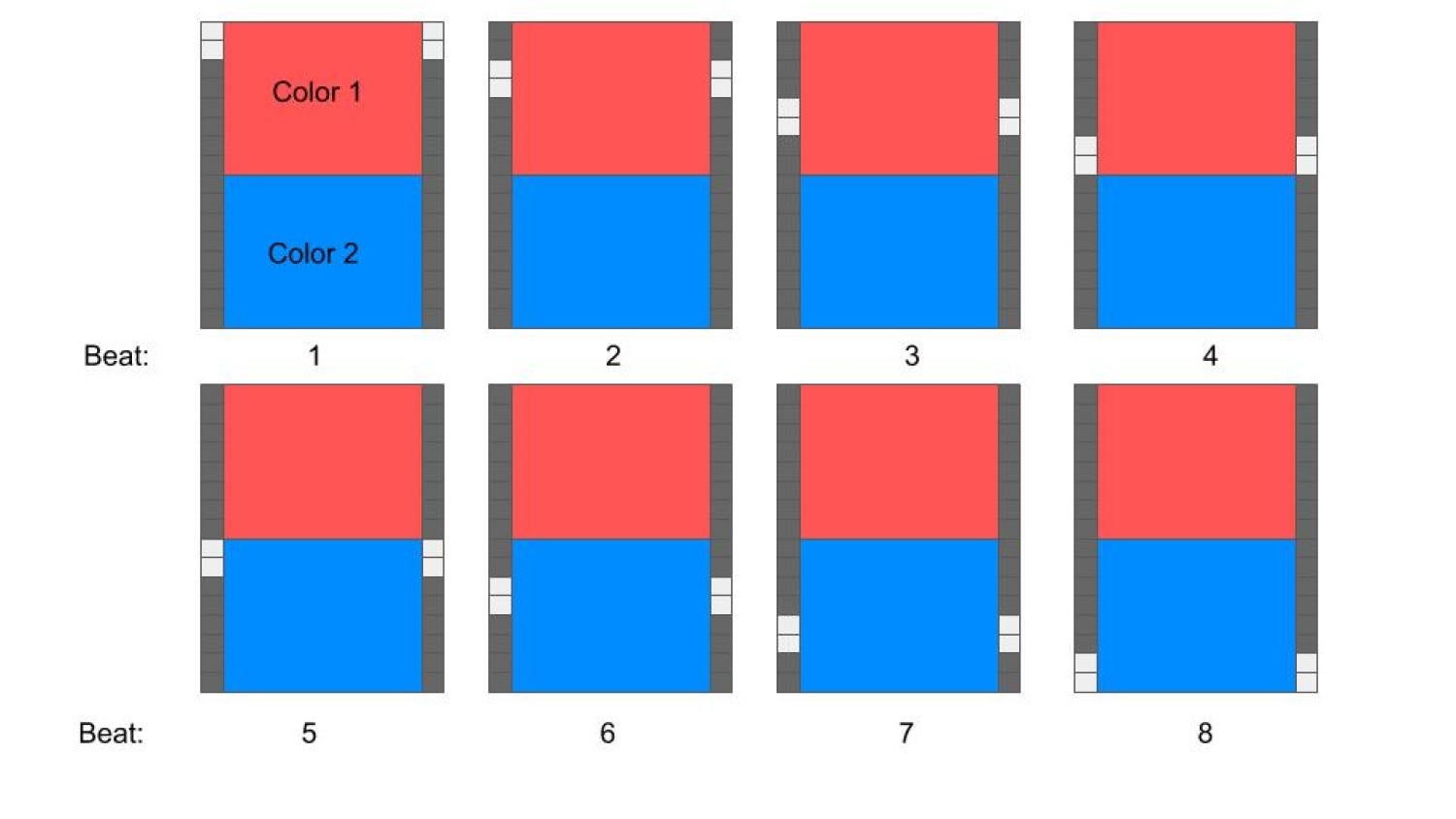 New form of music notation, Jam Tabs, displays tempo and chord through methodical use of color and information.
