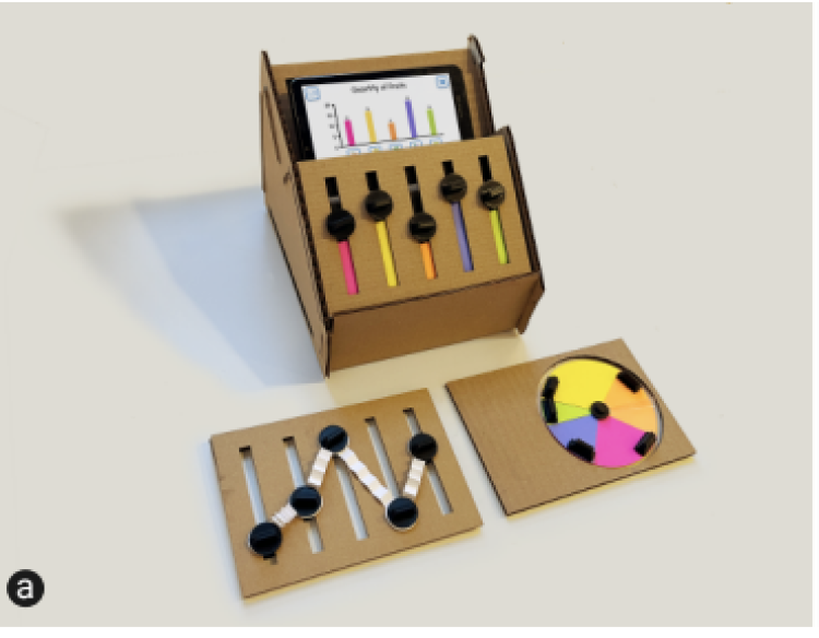 Toolkit made from cardboard to foster children’s data visualization literacy