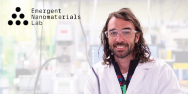 Emergent Nanotechnology Lab director Carson Bruns