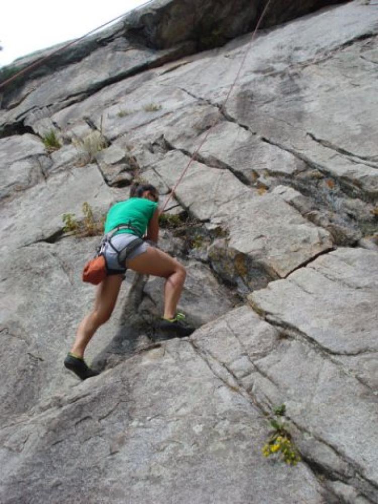 rock climbing