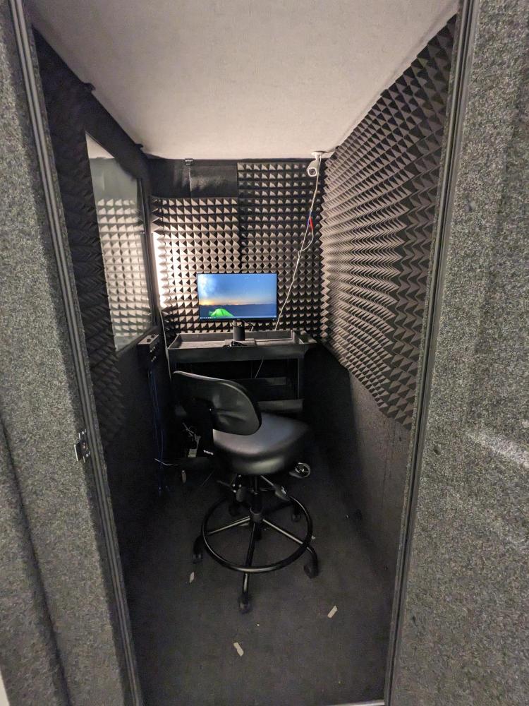 Sound Booth | Bioastronautics | University of Colorado Boulder