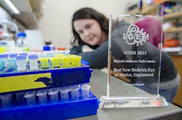 The 2013 iGEM Buffs took home a regional award for their work, now published in ACS Synthetic Biology. The 2014 competed at the international level and took home a Silver Award.