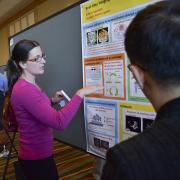 Seed grant applicants presented posters at the 2013 Butcher Symposium in November.