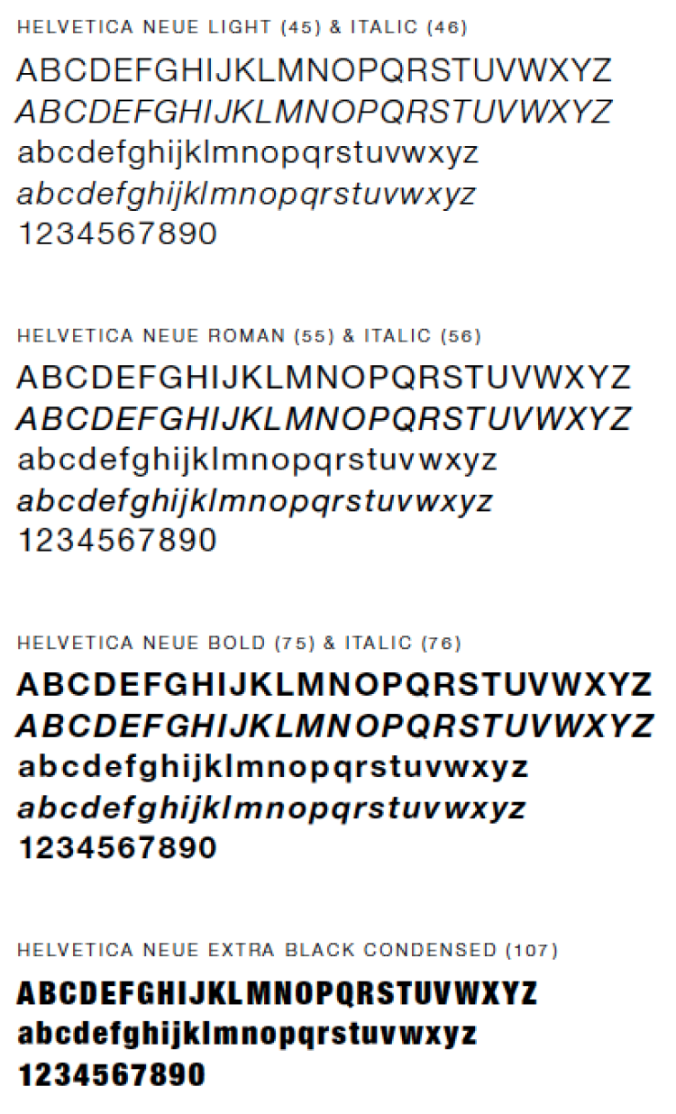 what is comparable to helvetica neue light