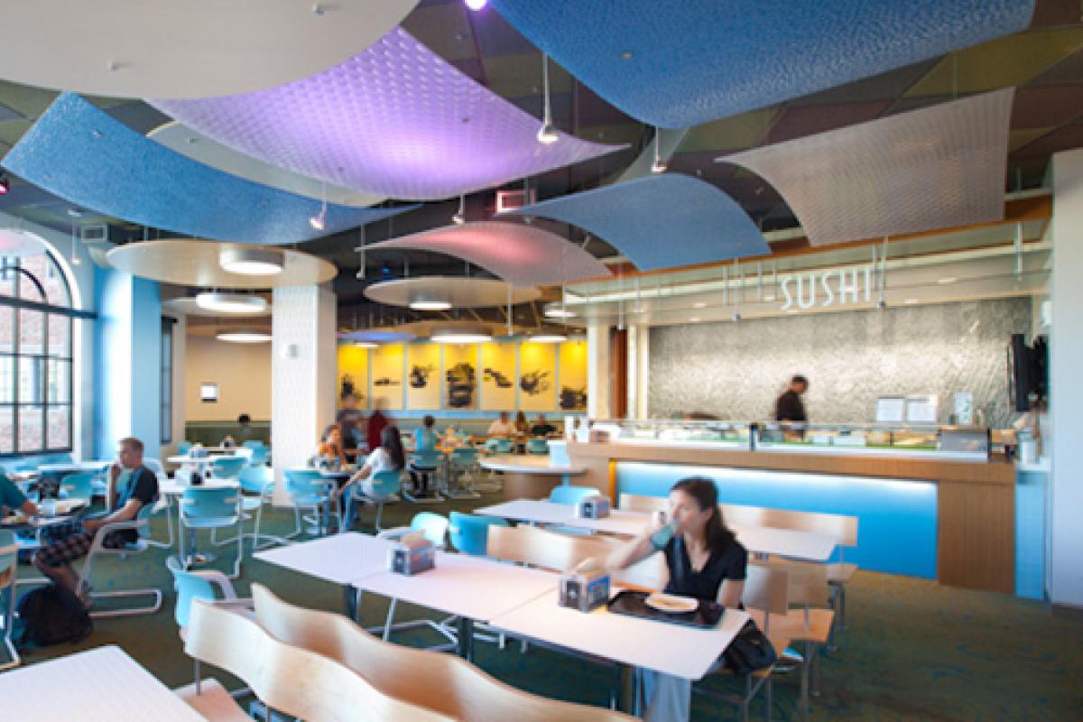 Inside the Center for Community Dining Hall