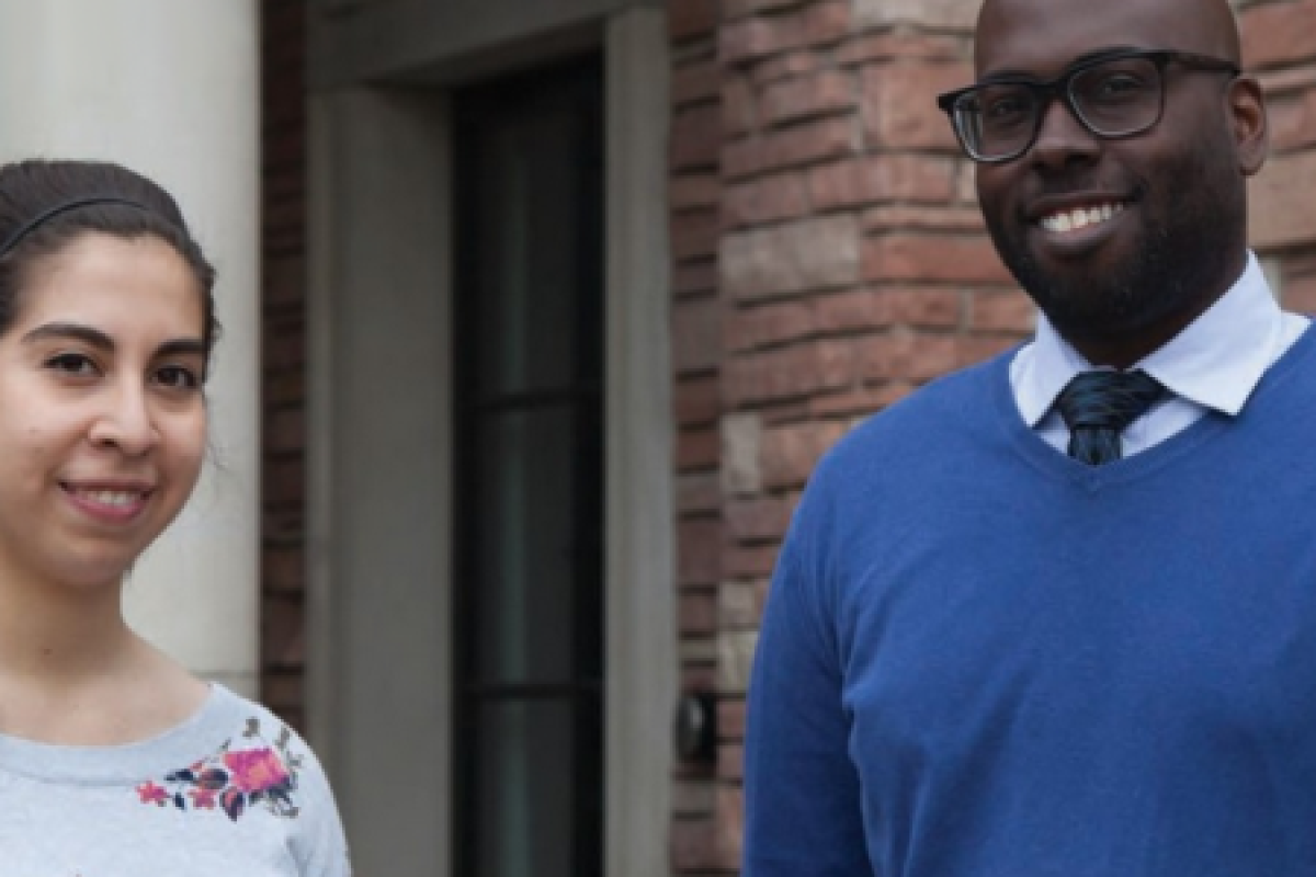 faculty member lawrence williams and studen anna d