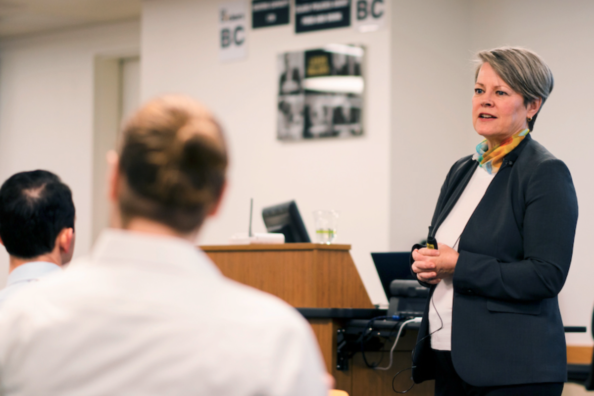 Lori Seward teaching