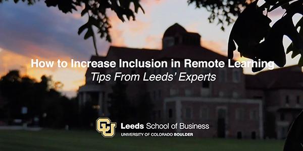 Tips for Increasing Inclusion in Remote Learning