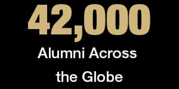 42000 alumni across the globe