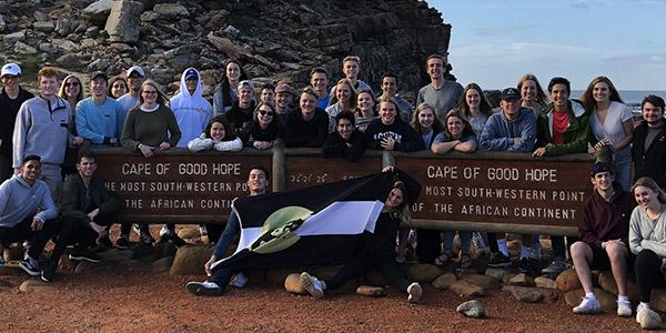 Global Business Certificate students at in southwest Africa