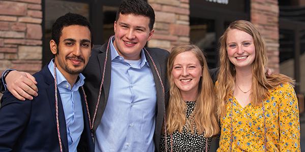 Business Minor at CU Boulder student graduates