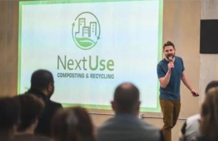 NVL team NextUse pitching their company