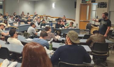 David Brown Conducting Startups & Sandwiches Event