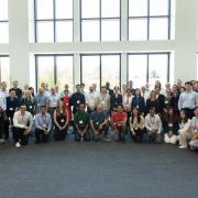 Attendees of the GEIRC conference pose for a group photo