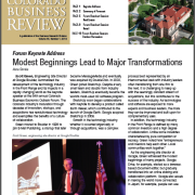 Colorado Business Review, Issue 1, 2019