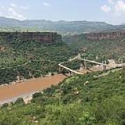 bridges spanning the Blue Nile Gorge